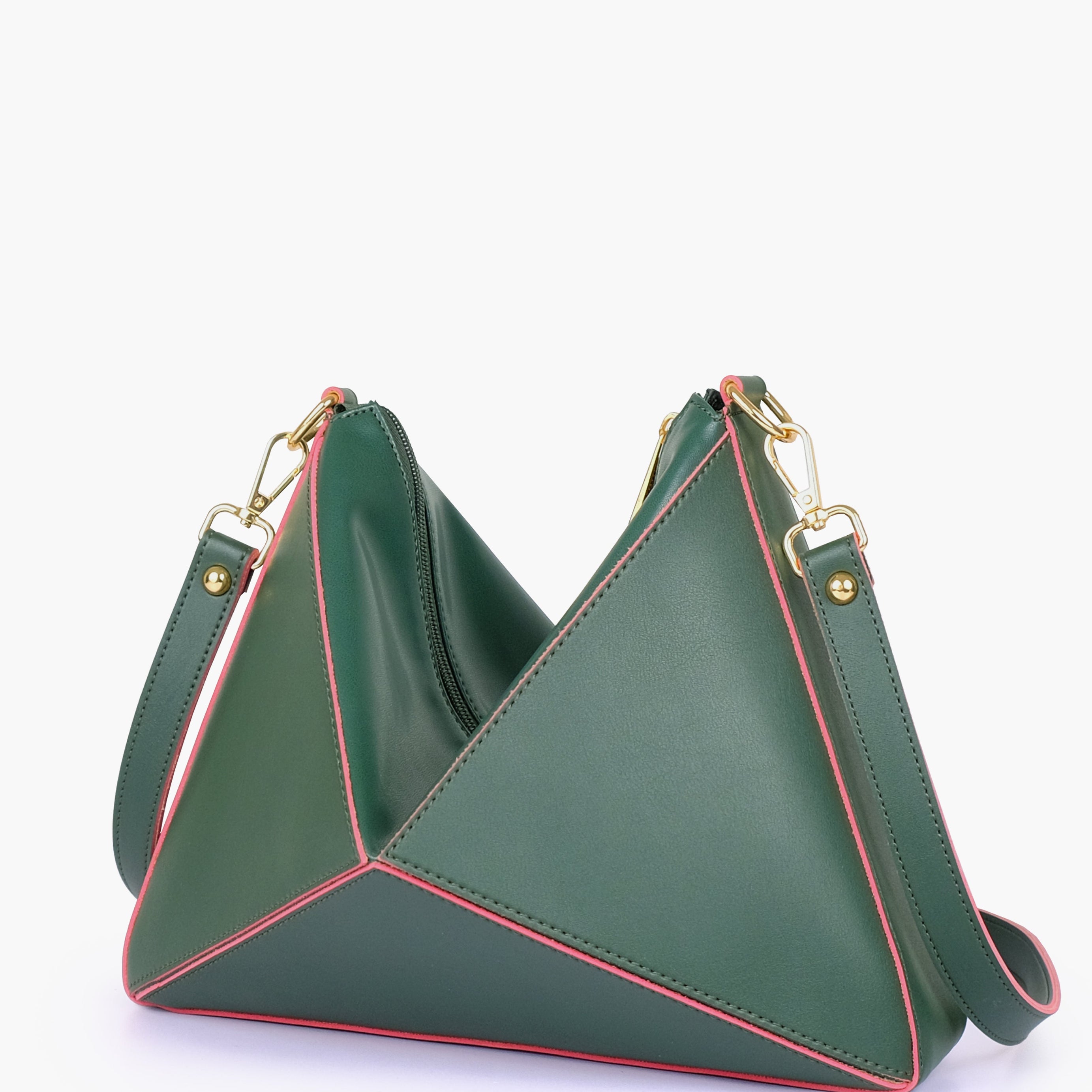 Army green triangle flex bag