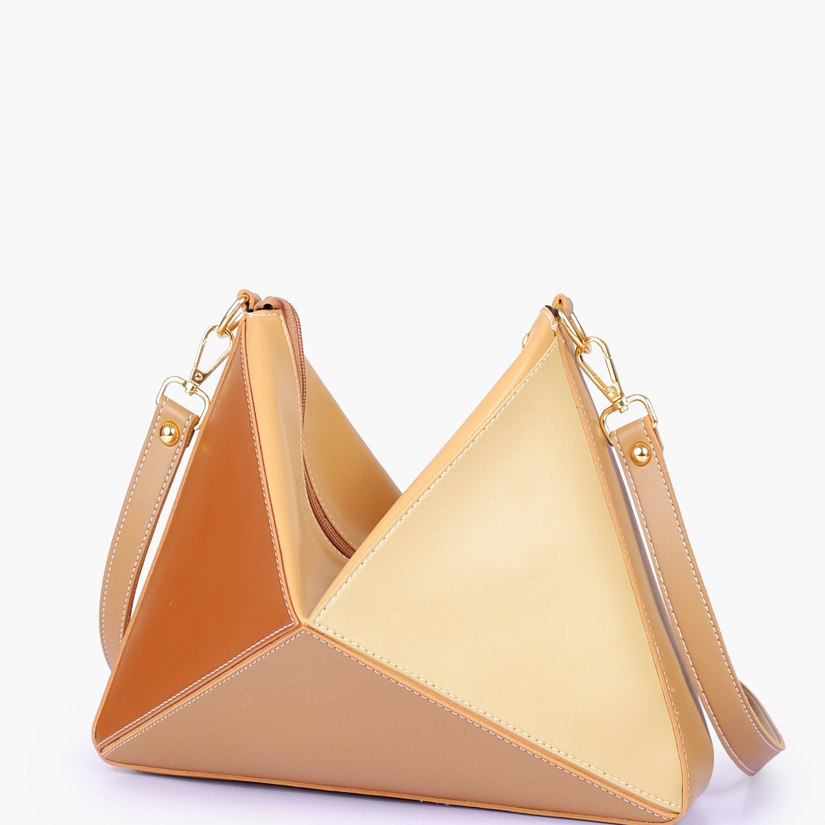 Caramel triangle flex bag