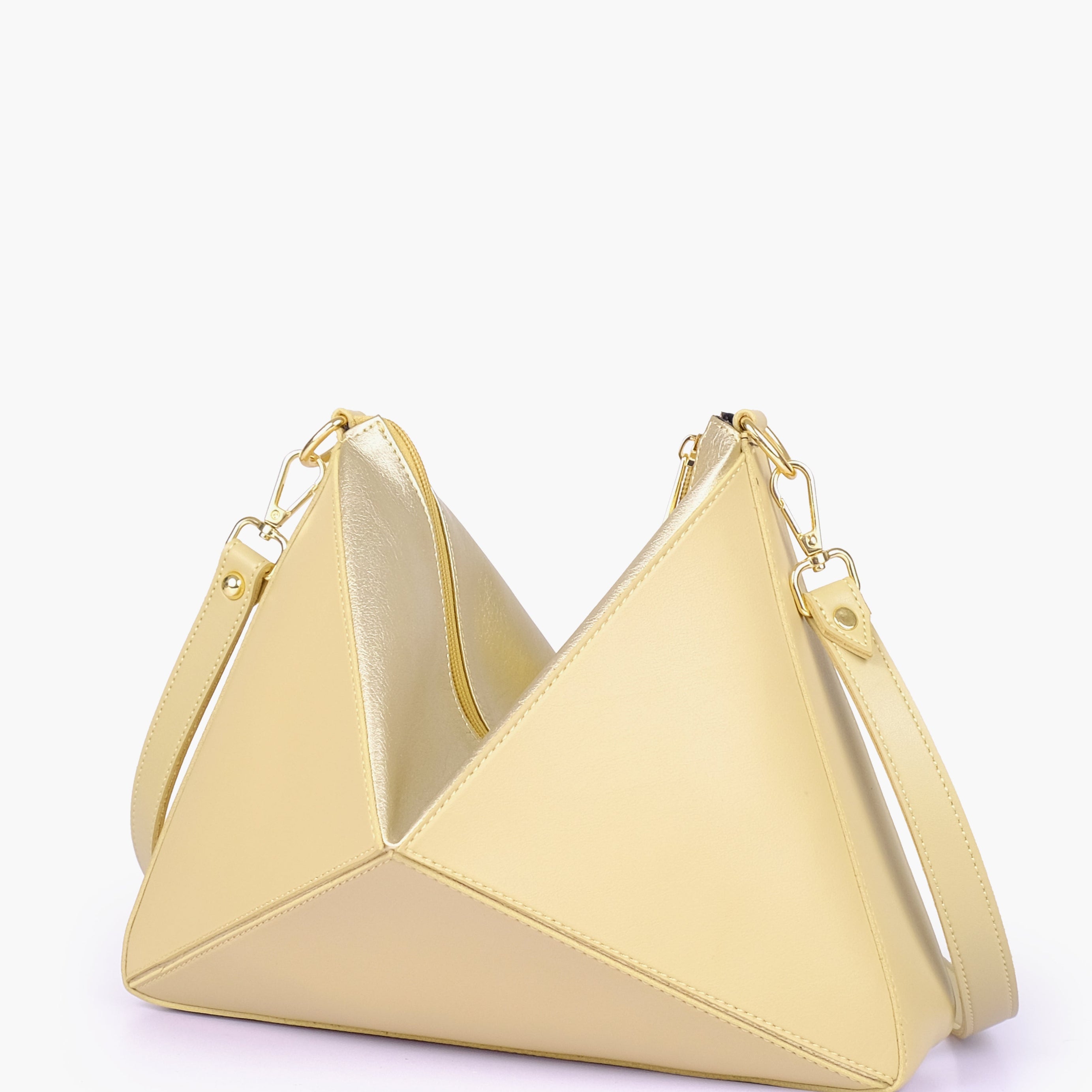 Golden triangle flex bag