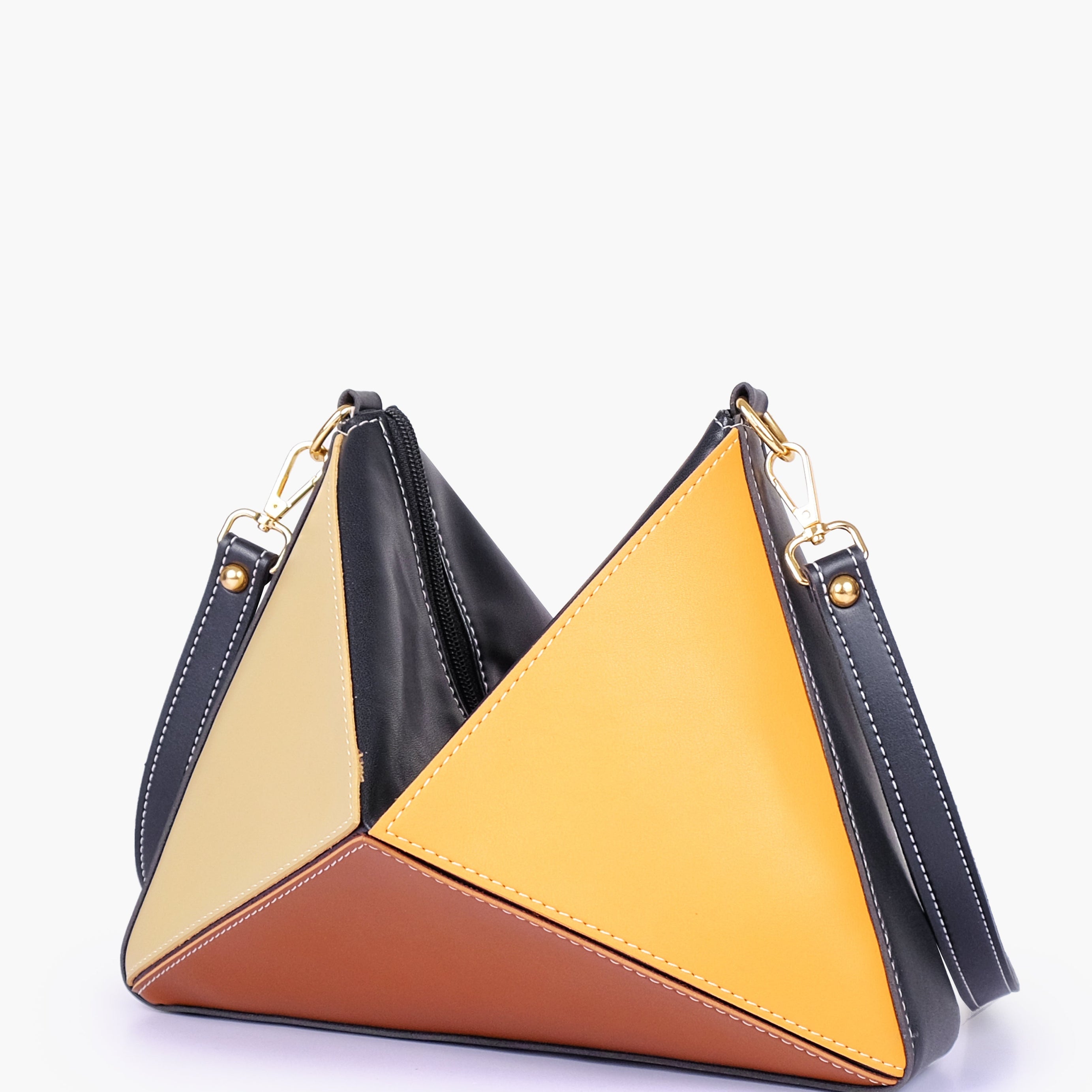 Mocha triangle flex bag