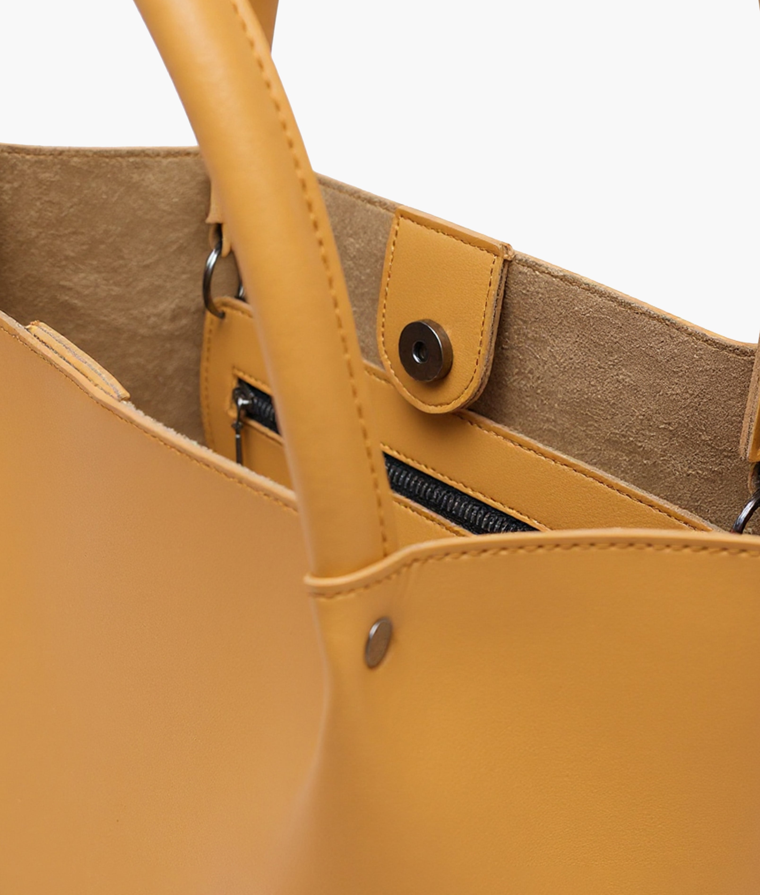 Mustard tote bag
